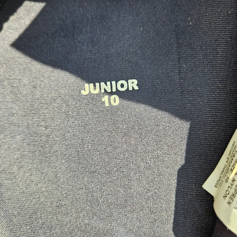 HO Sports Junior Size 10 Wetsuit Black‎ Blue Shorty Short Sleeve Kids Neoprene